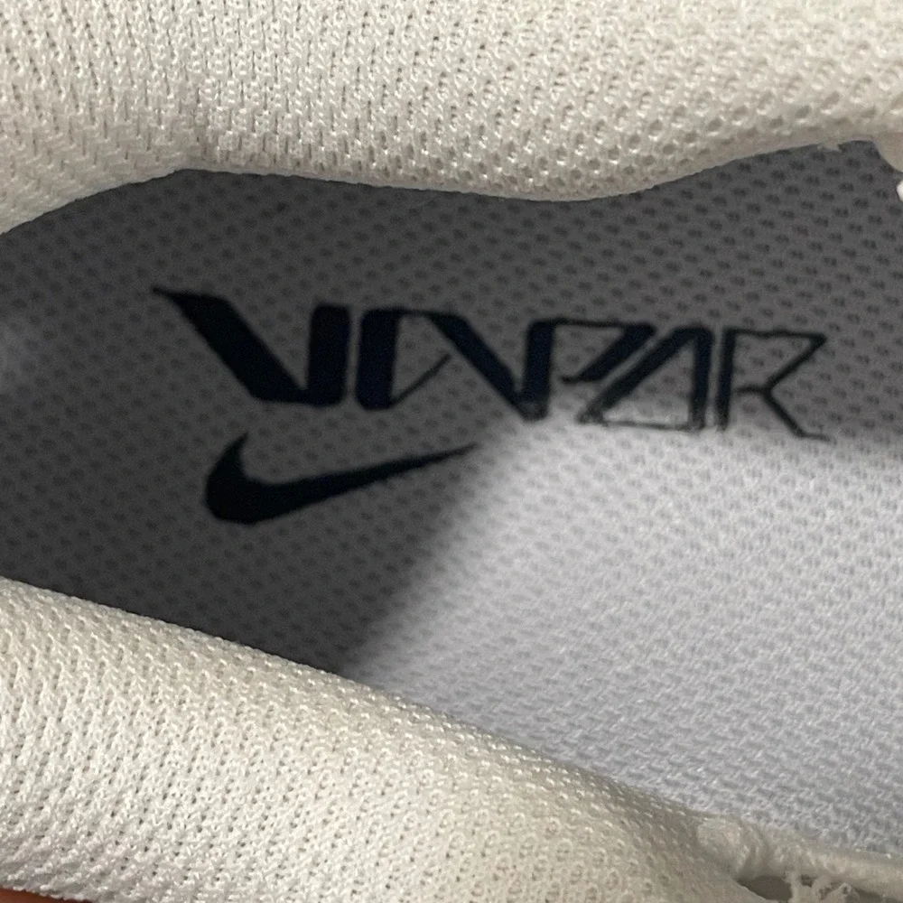 Nike Vapor Edge Shark 2 Football Cleats White Grey FB3303-100 Mens Size 8